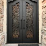 Custom Design Wrought Iron Door For Sale